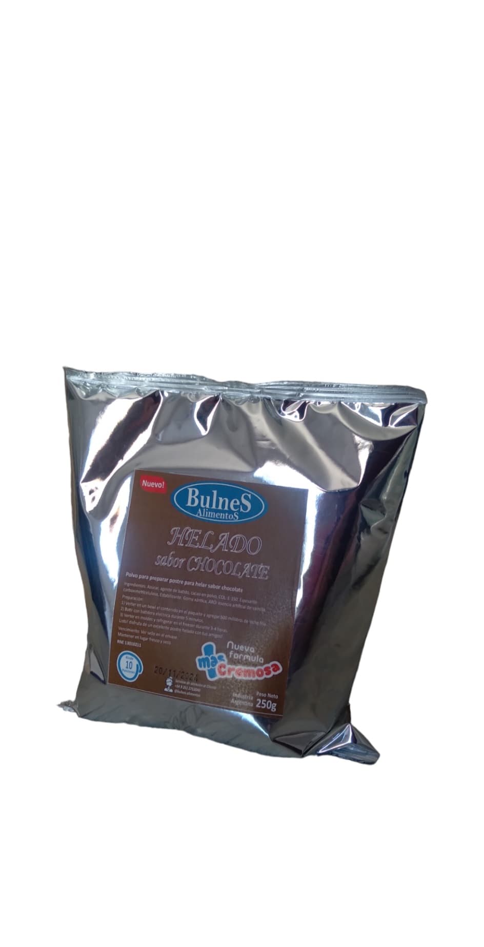 1000 Helado de Chocolate Intenso x250g