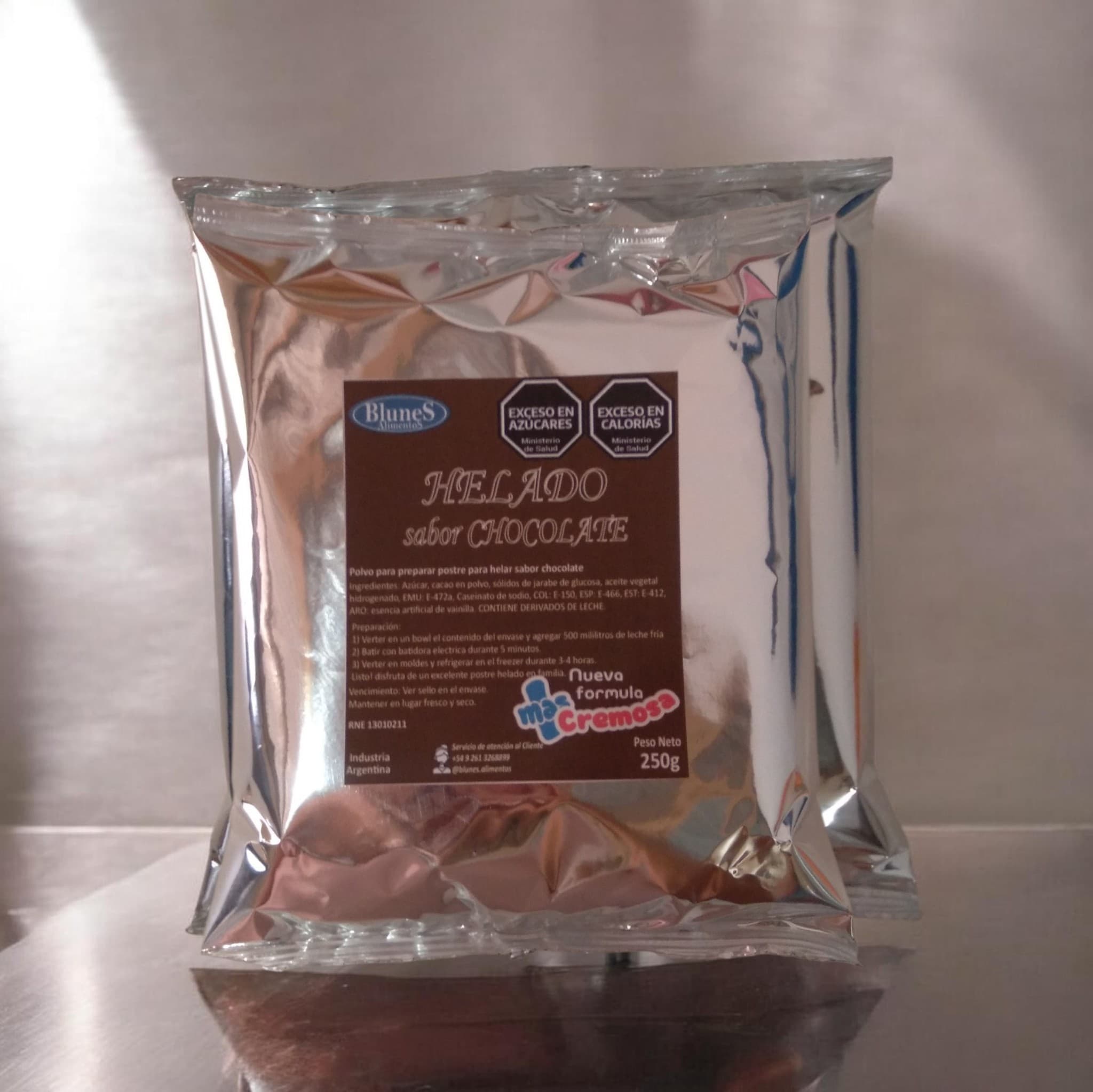 1000 Helado de Chocolate Intenso x250g