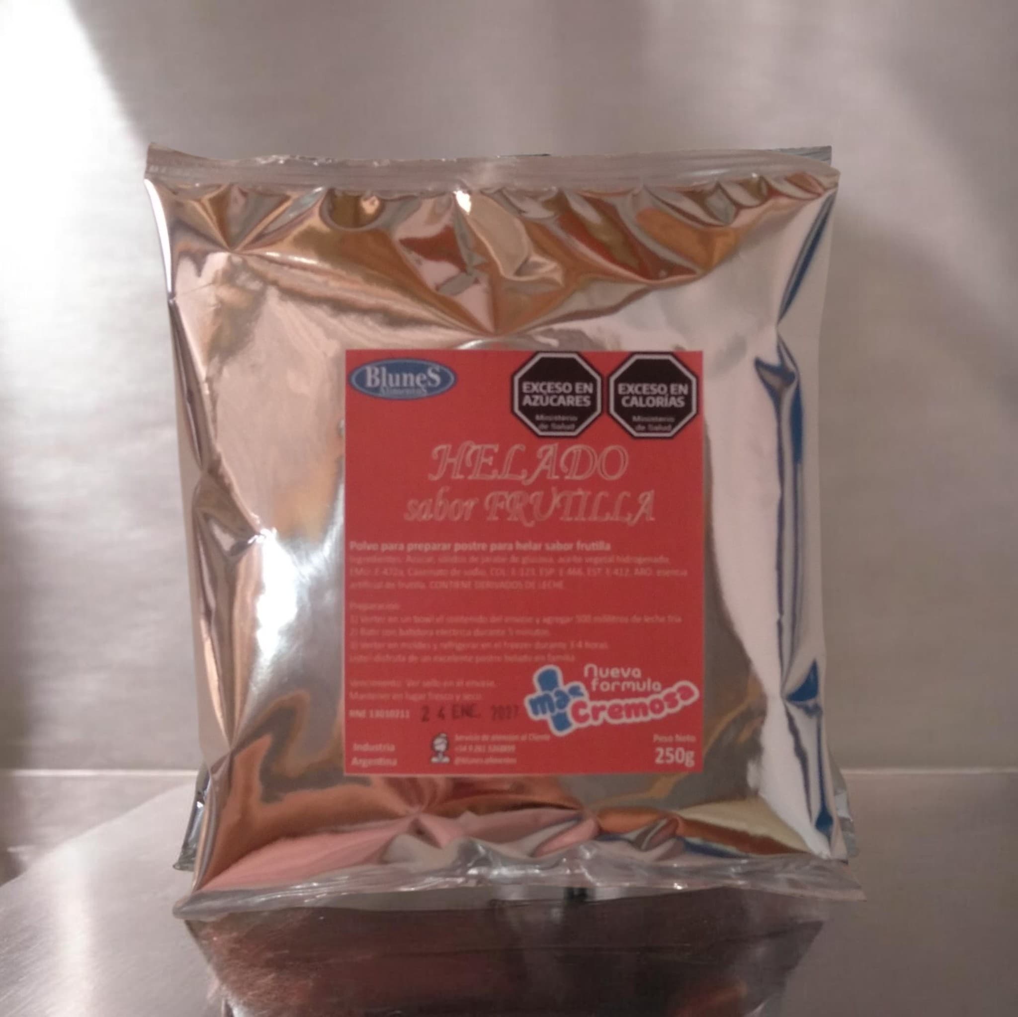 1002 Helado de Frutilla x250g